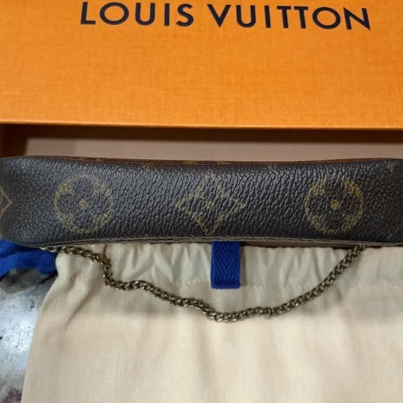 Louis Vuitton Monogram Canvas Mini Pochette Accessoires in Brown - Picture 9 of 10